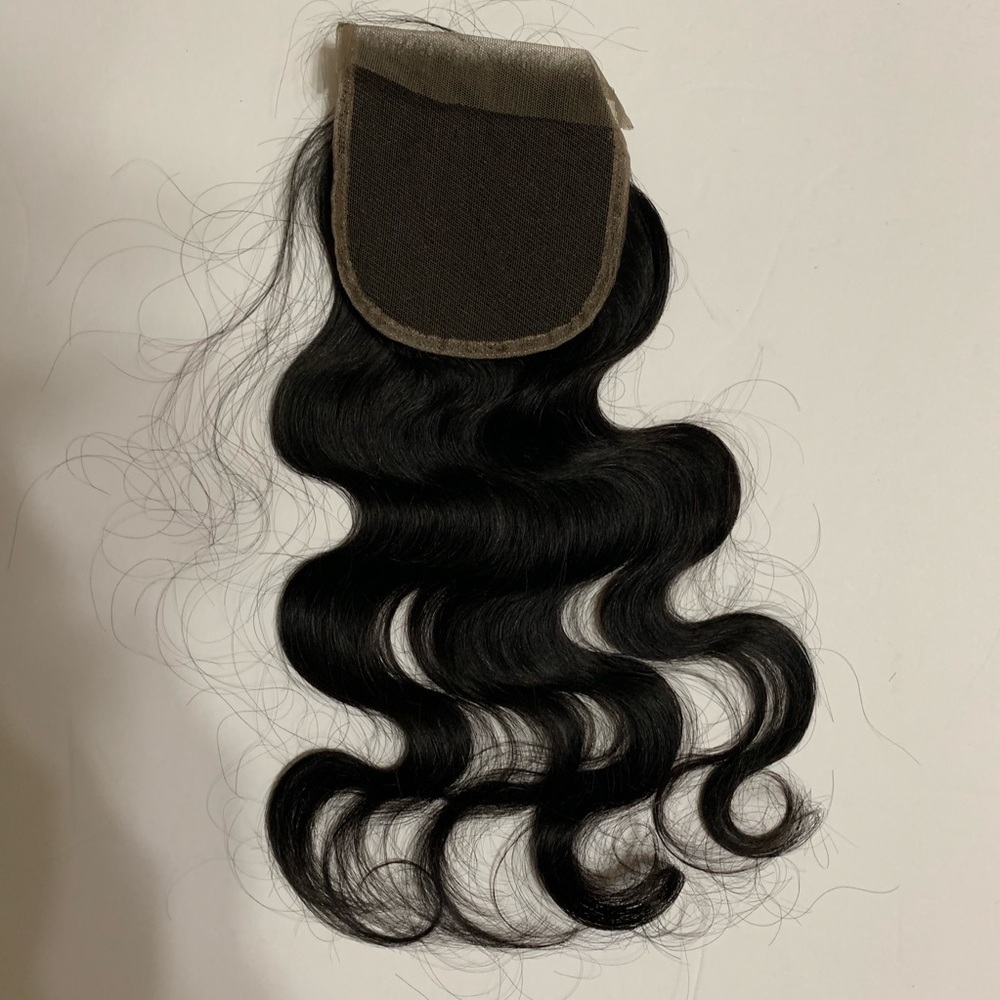 100% Human 4x4 Body wave Lace Closure New  [HE-15] - Picture 4 of 6